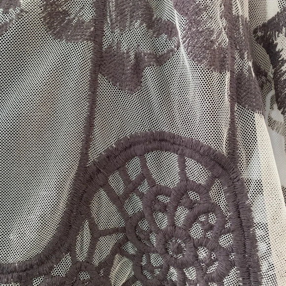 XCVI Ombré Embroidered Lace over Sweater Knit Dress - Picture 3 of 7